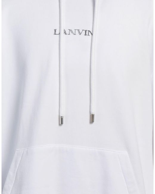 Lanvin White Sweatshirt for men