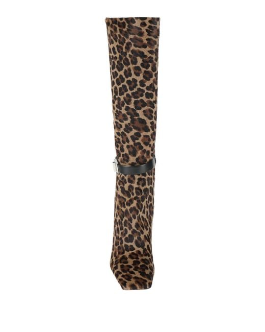 Versace Brown Boot Leather