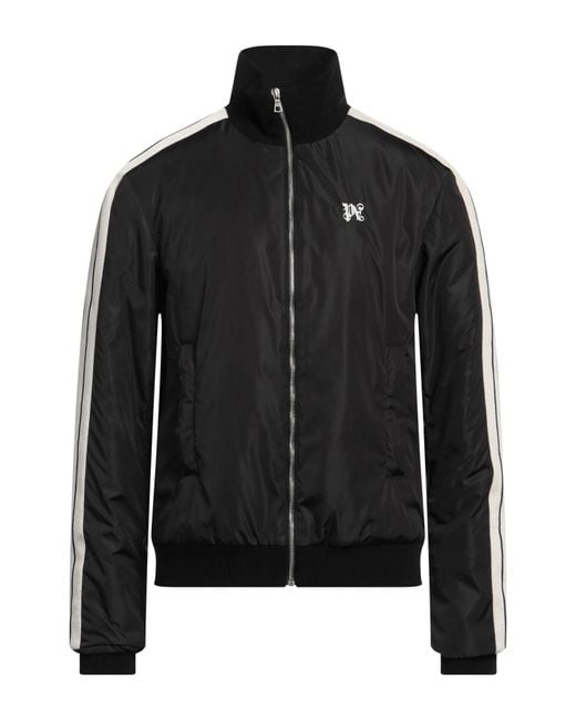 Palm Angels Black Jacket for men