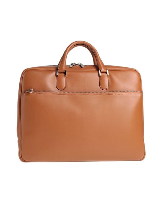 Borsa A Mano di Valextra in Brown da Uomo