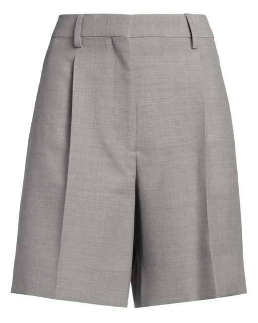 Burberry Gray Light Shorts & Bermuda Shorts Wool