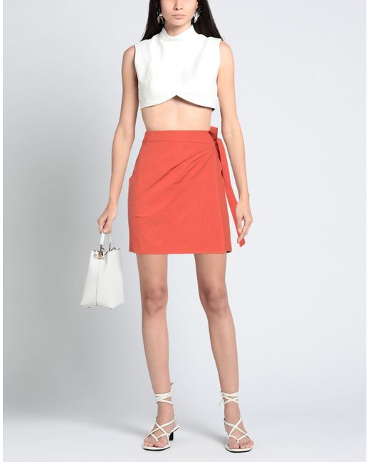 Ciao Lucia Red Mini Skirt