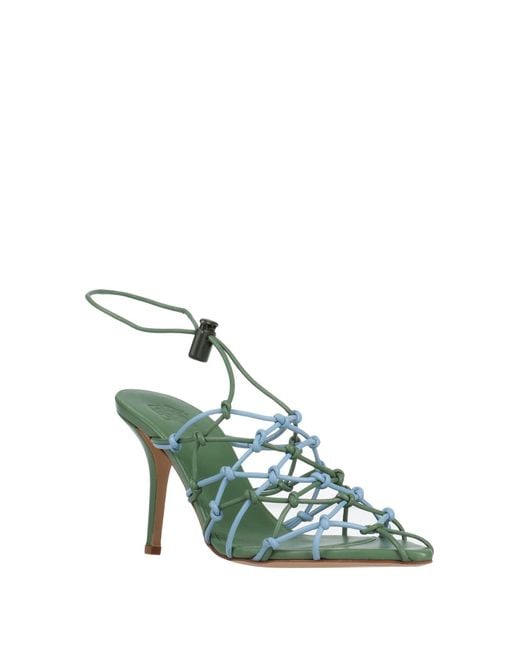 Gia Borghini Green Sandals