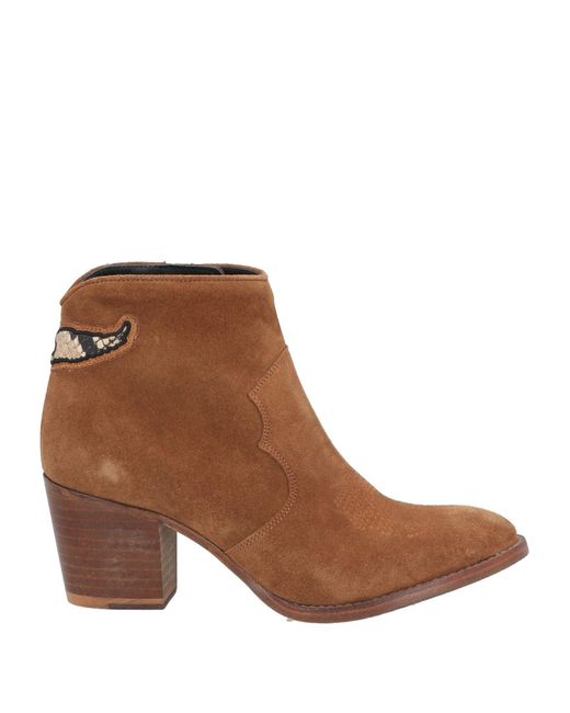 Zadig & Voltaire Brown Ankle Boots