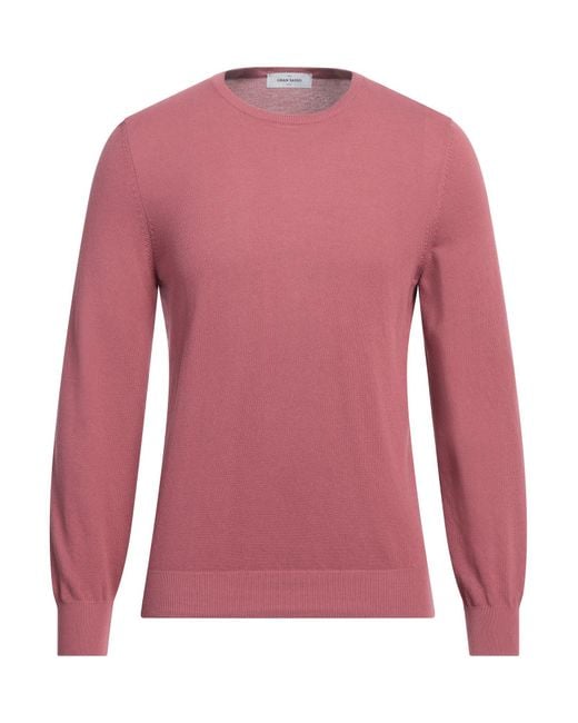 Pullover Gran Sasso de hombre de color Pink