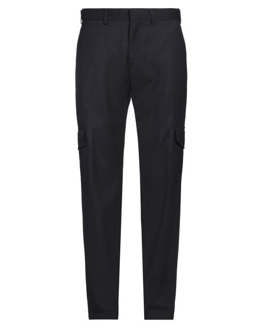 Lardini Blue Pants Wool, Elastane for men