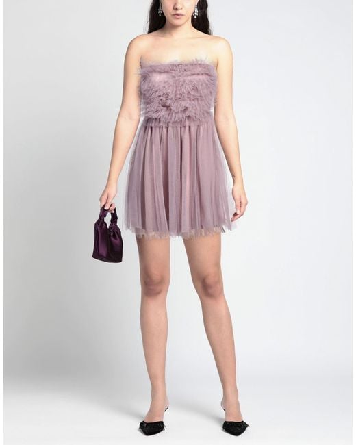 Dixie Purple Mini-Kleid