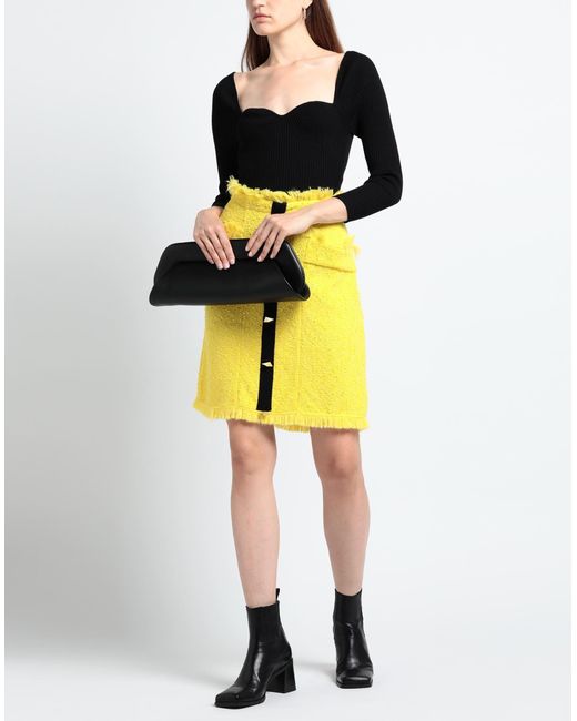 Akep Yellow Mini Skirt