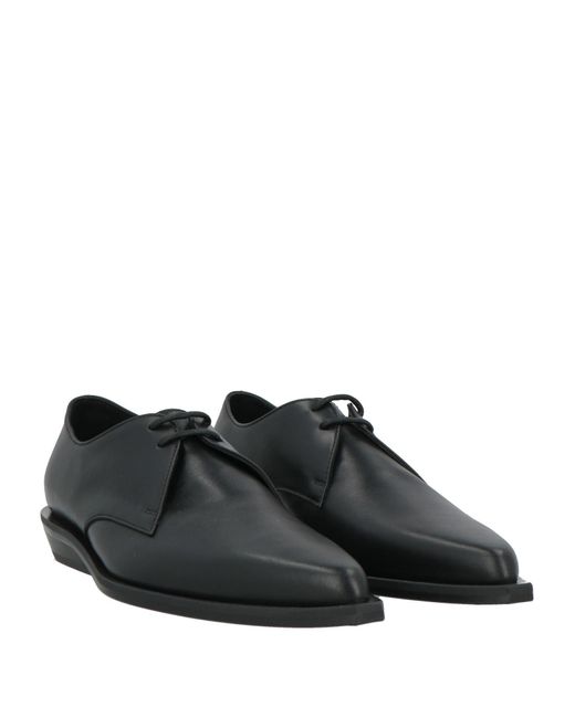 Ann Demeulemeester Black Lace-Up Shoes Leather