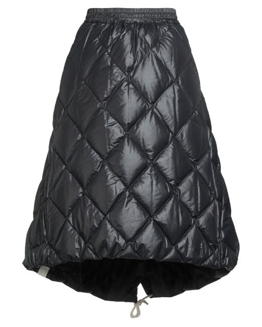 Jil Sander Black Midi Skirt Polyamide