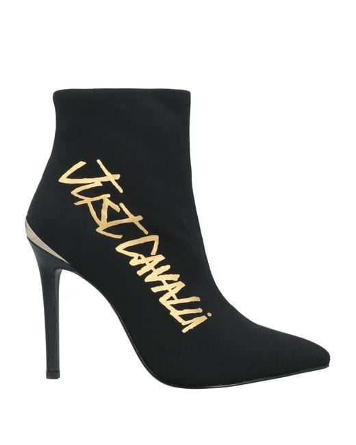 Just Cavalli Black Ankle Boots