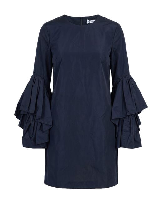 RUE DU BAC Blue Midnight Mini Dress Polyester