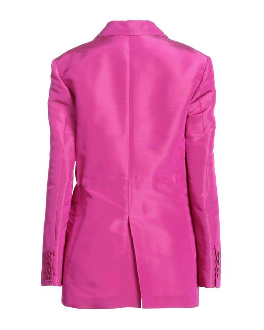 Valentino Garavani Pink Fuchsia Blazer Silk