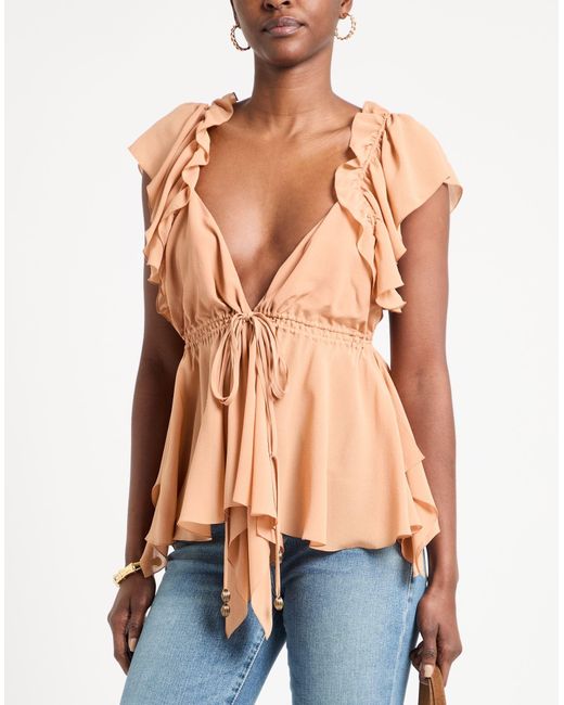 Top Chloé de color Pink