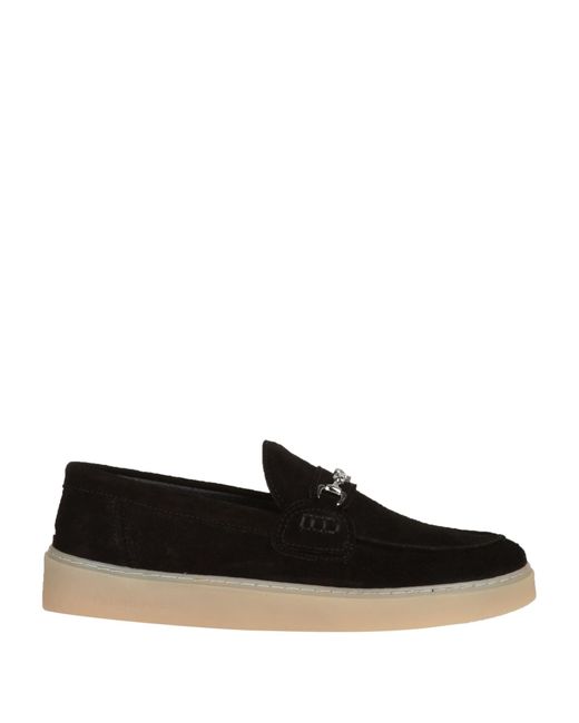 Filling Pieces Black Loafers for men