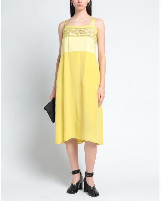 Maison Margiela Yellow Midi Dress
