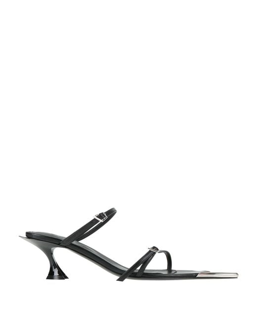 Mugler White Sandals