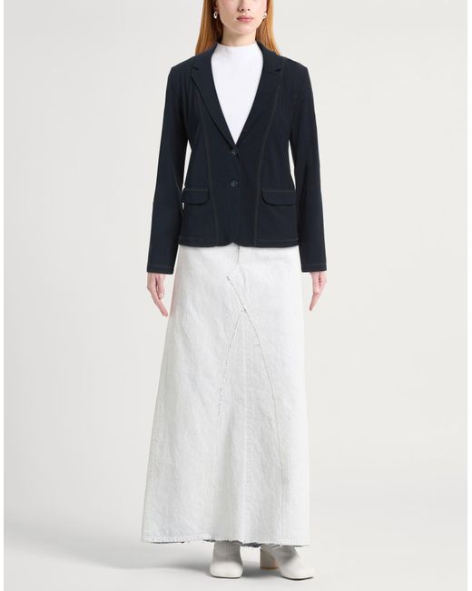 Woolrich Blue Midnight Blazer Polyamide, Elastane