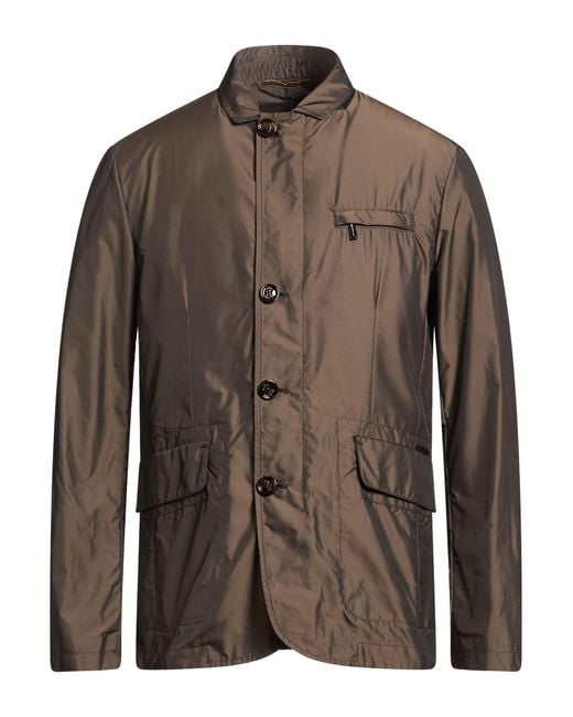 Moorer Brown Jacket Polyester for men