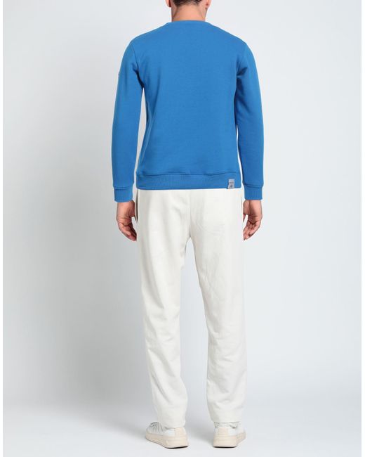 Parkoat Blue Azure Sweatshirt Cotton, Polyester for men