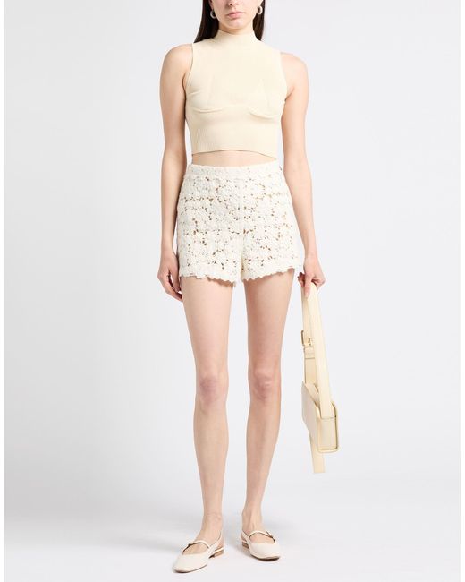 Twinset Natural Shorts & Bermuda Shorts