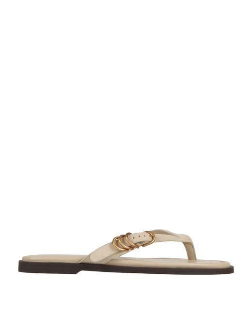 Rag & Bone White Thong Sandal