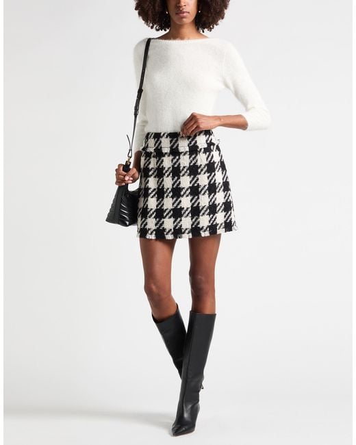 Dolce & Gabbana Black Mini Skirt Virgin Wool, Mohair Wool, Polyamide