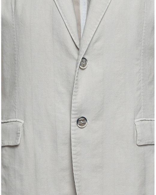 Havana & Co. Gray Blazer Cotton, Linen for men
