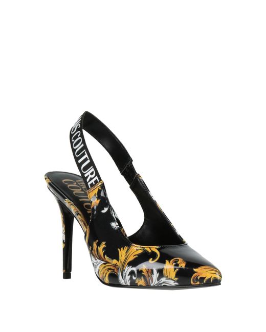 Versace Jeans Couture Metallic Pumps