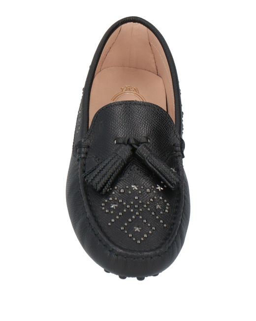 Tod's Black Loafers