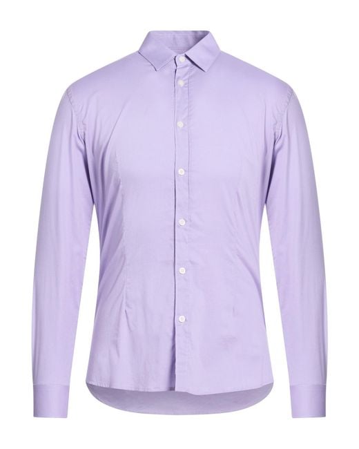 Daniele Alessandrini Purple Shirts for men