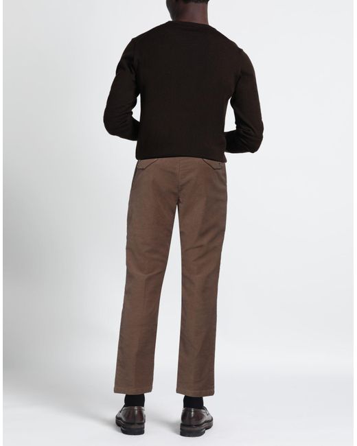 Yan Simmon Brown Trouser for men