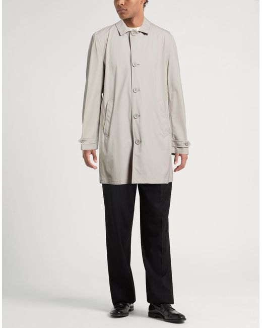 Herno Gray Overcoats & Trench Coats for men