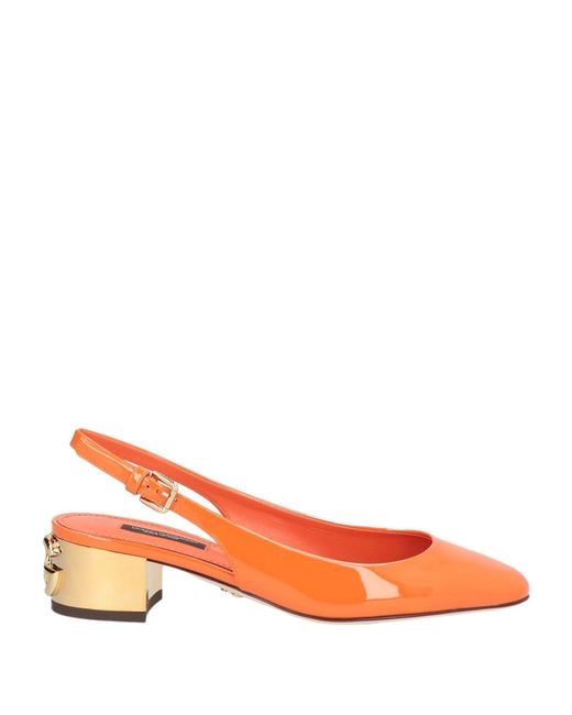 Dolce & Gabbana Orange Pumps
