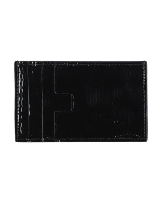 Tom Ford Black Cardholder Calfskin