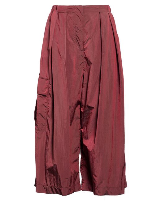 Gentry Portofino Red Burgundy Pants Polyamide