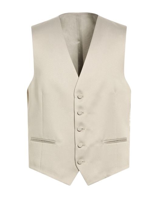 Manuel Ritz White Tailored Vests for men