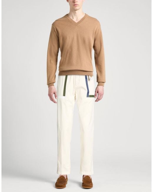 White Sand White Pants for men