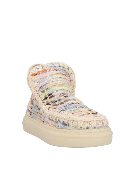 Mou Natural Ankle Boots