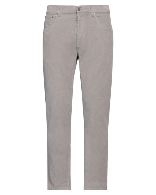 Dondup Gray Pants Cotton, Elastane for men