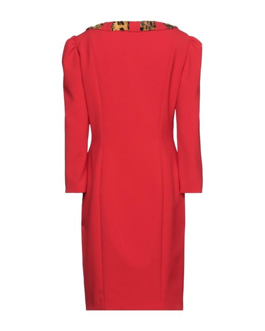 Moschino Red Midi Dress
