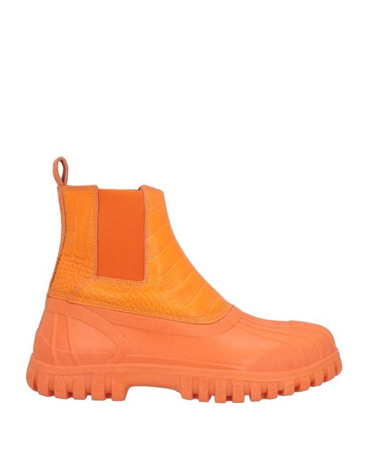 Diemme Orange Ankle Boots for men