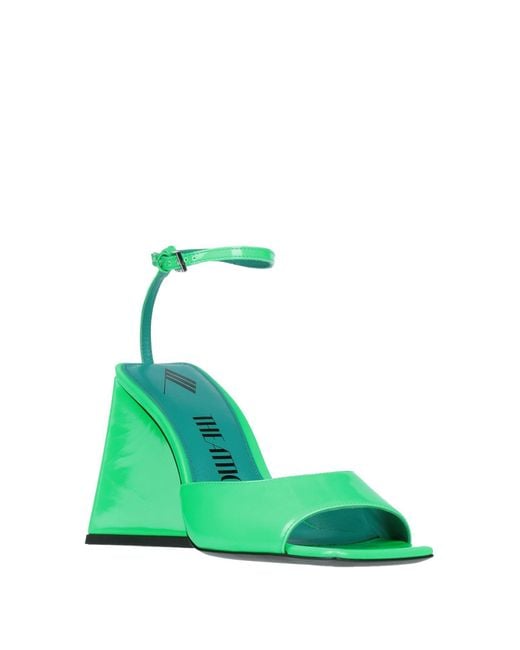 The Attico Green Sandals