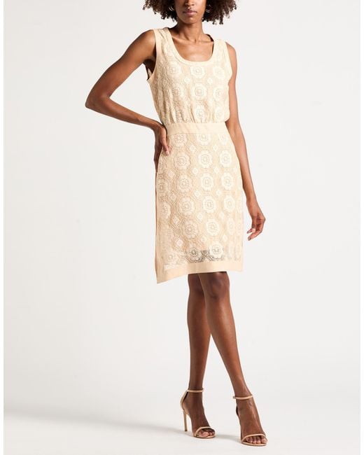 Boutique Moschino Natural Midi Dress