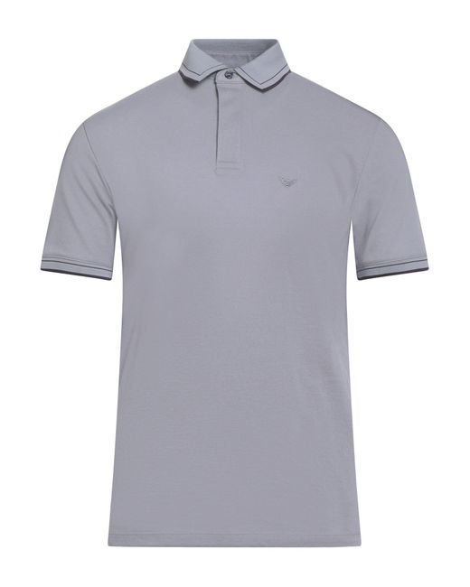 Emporio Armani Blue Polo Shirt for men