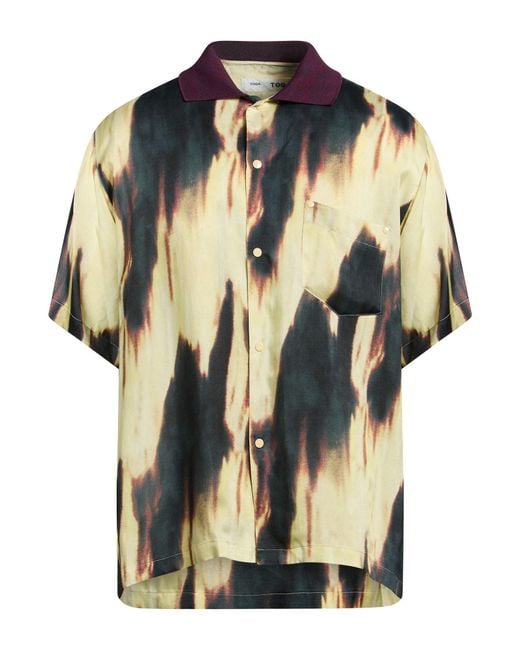 Camisa Toga de hombre de color Yellow