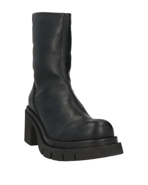 Replay Black Ankle Boots