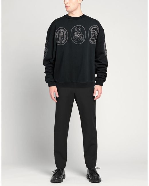 ROUGH Black Sweatshirt for men