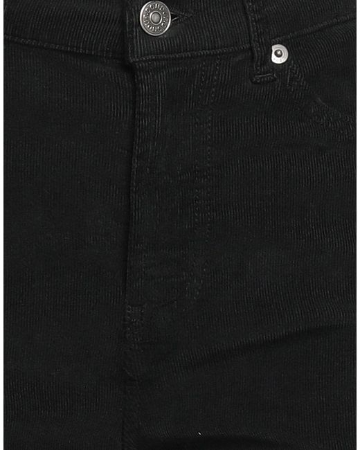 Dondup Black Pants Cotton, Lyocell, Elastane