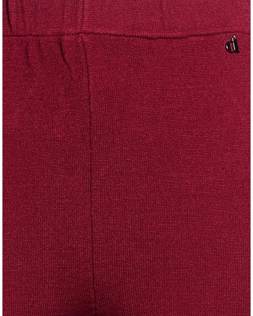 Dixie Red Burgundy Pants Viscose, Polyester, Polyamide